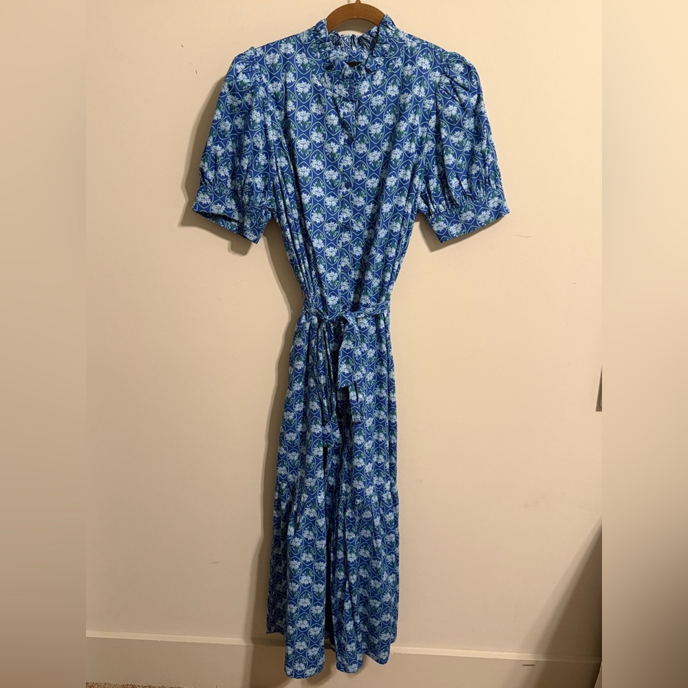 Sugarlips Blue Floral Maxi Dress